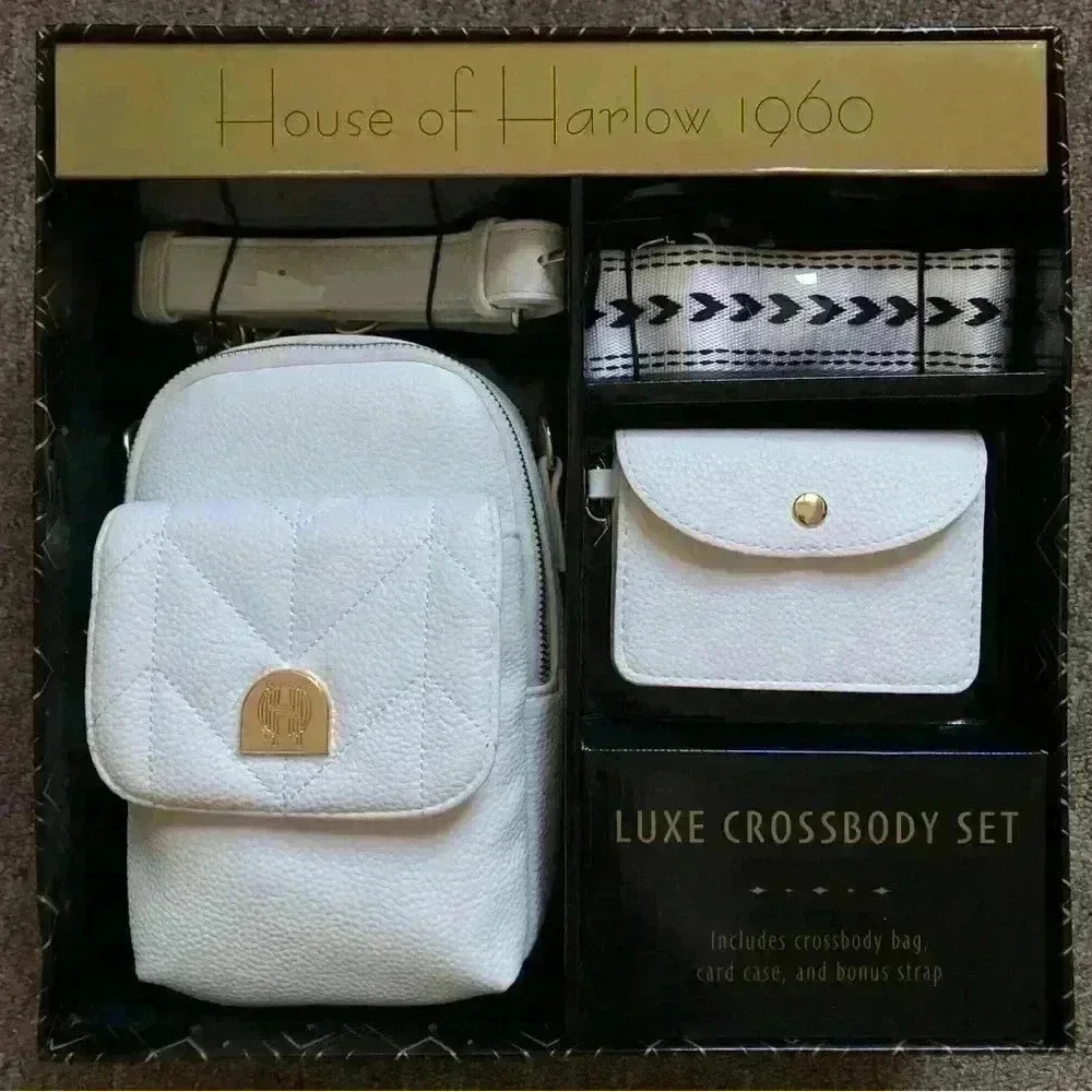 House of Harlow 1960 Authentic Crossbody with card case and bonus strap